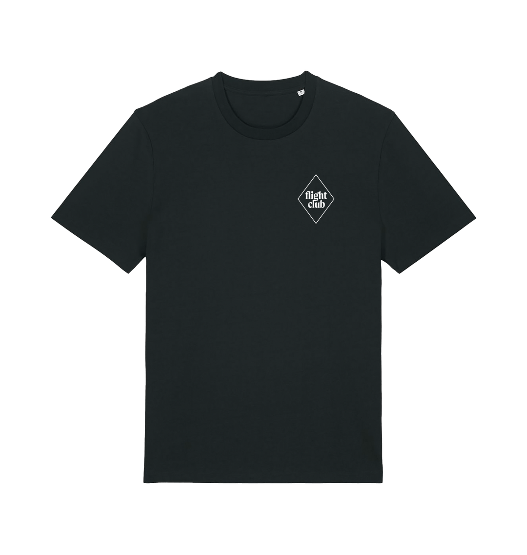 Black Printed T-shirt Front