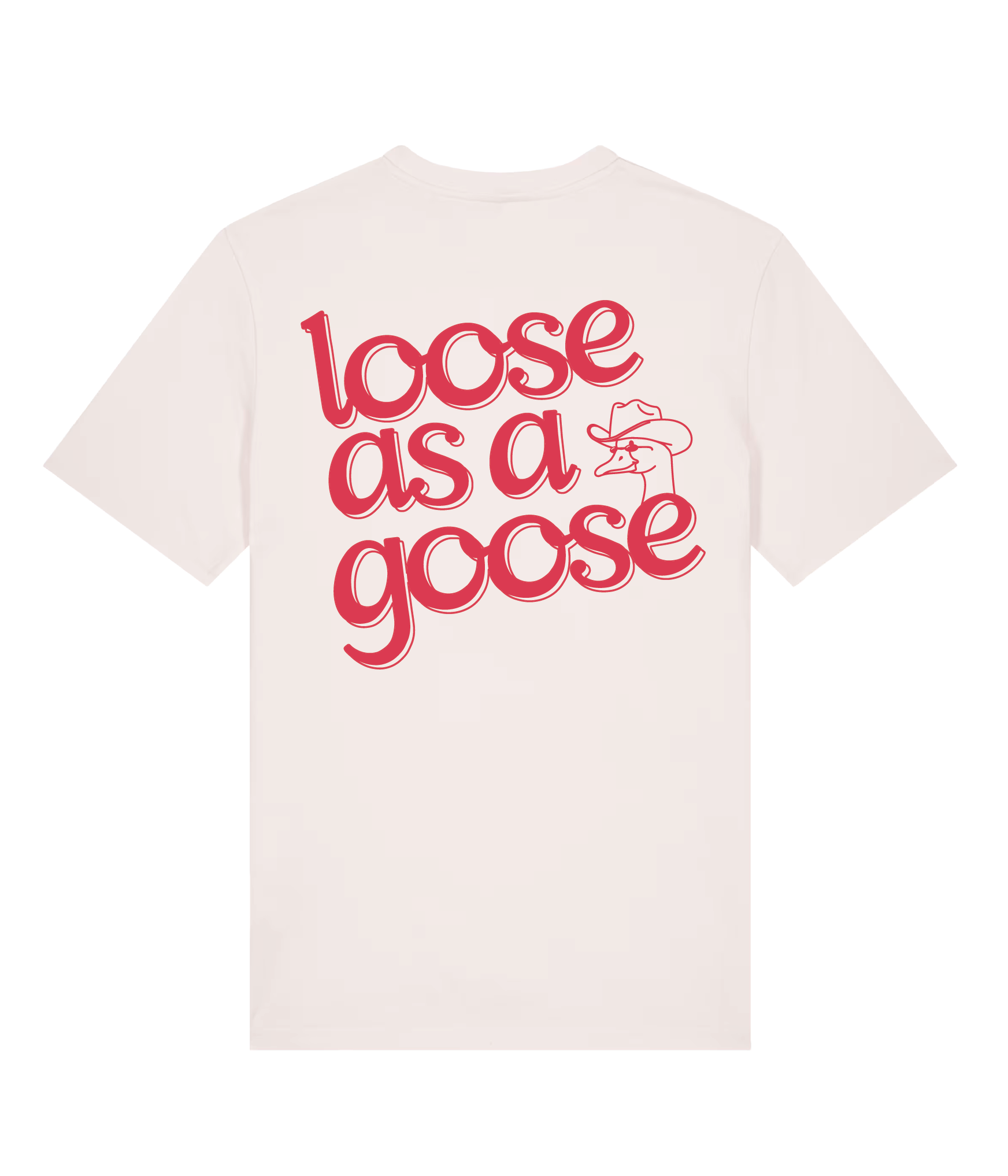 Loose as a Goose White Tee