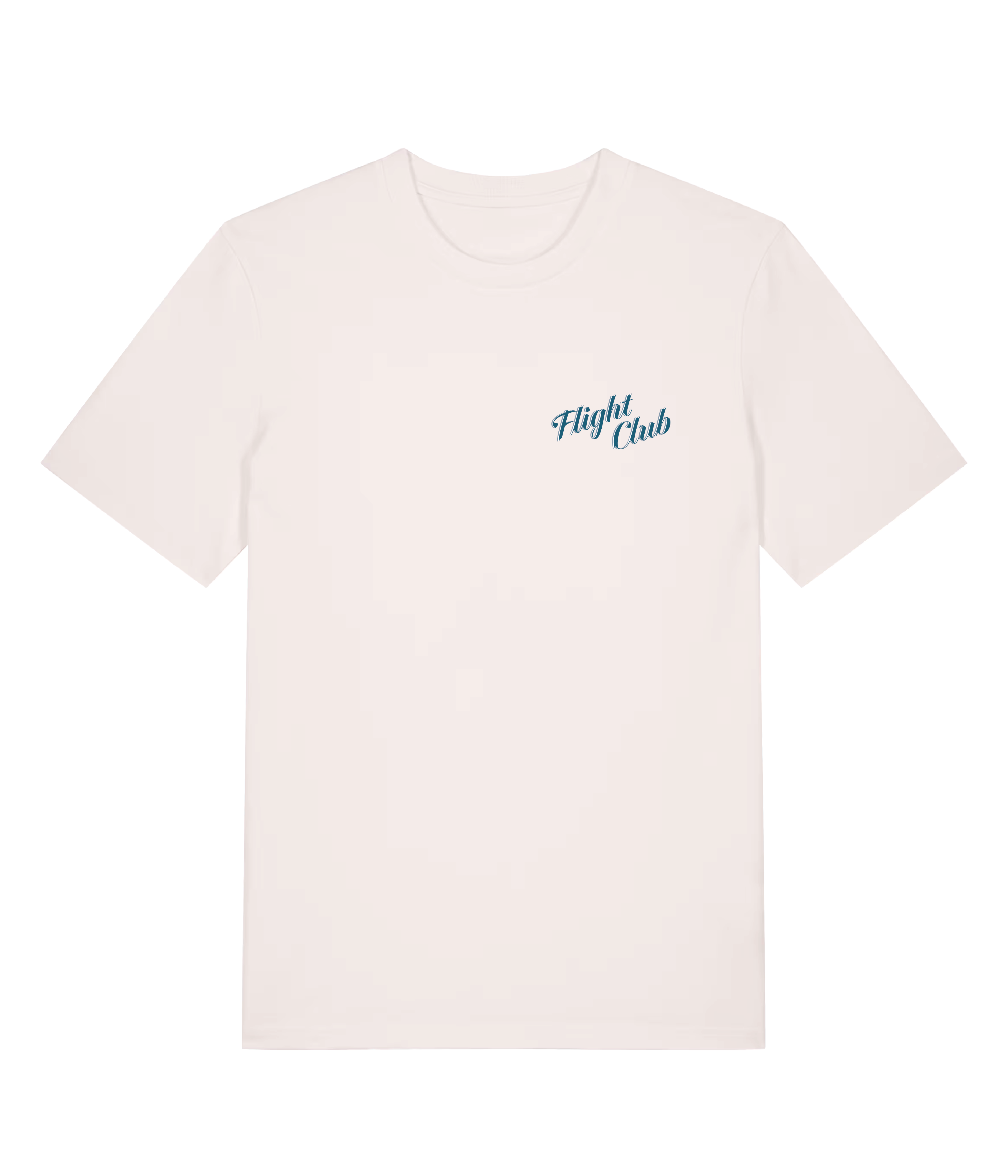Vintage White Social Darts - Blue Design Tee