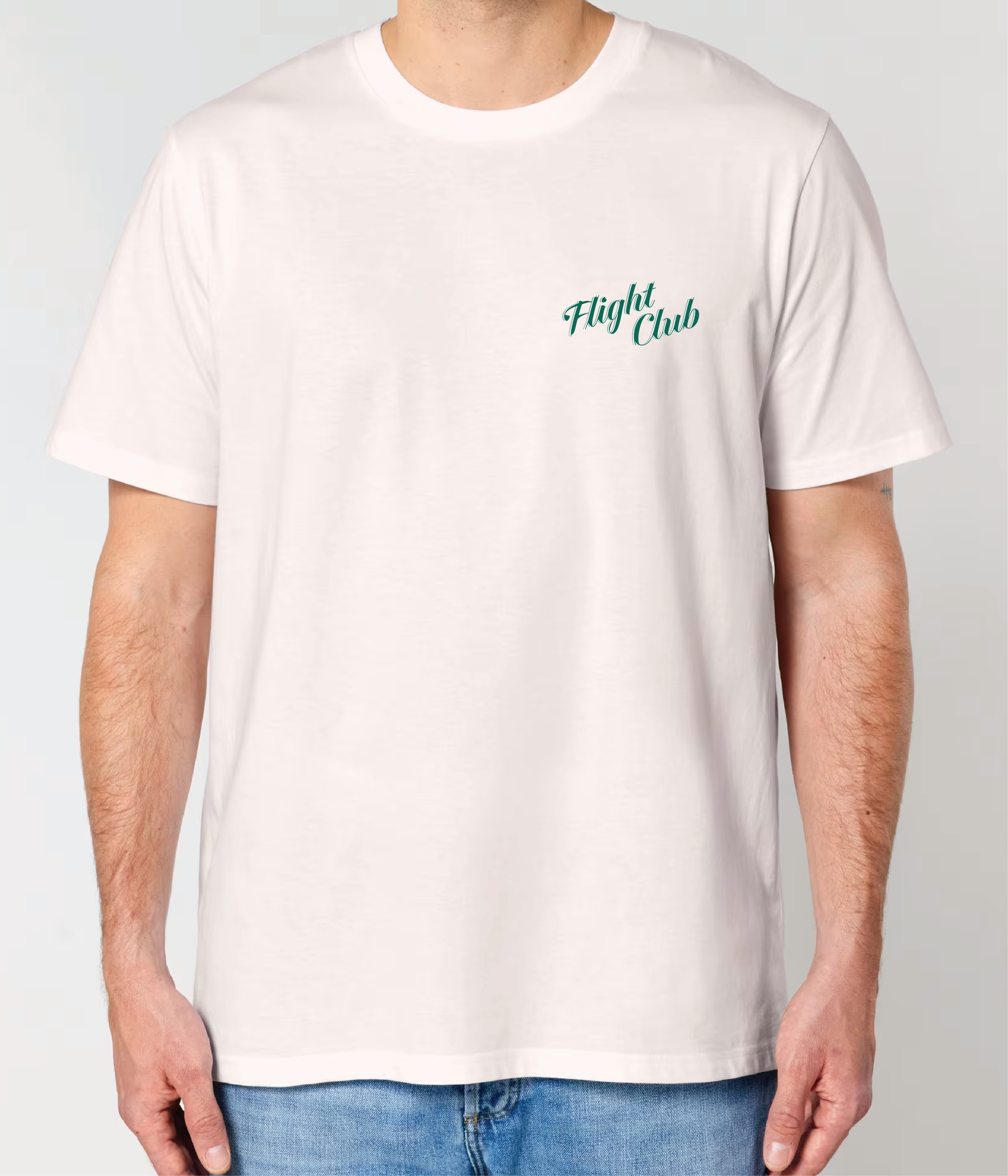 Vintage White Social Darts - Green Design Tee