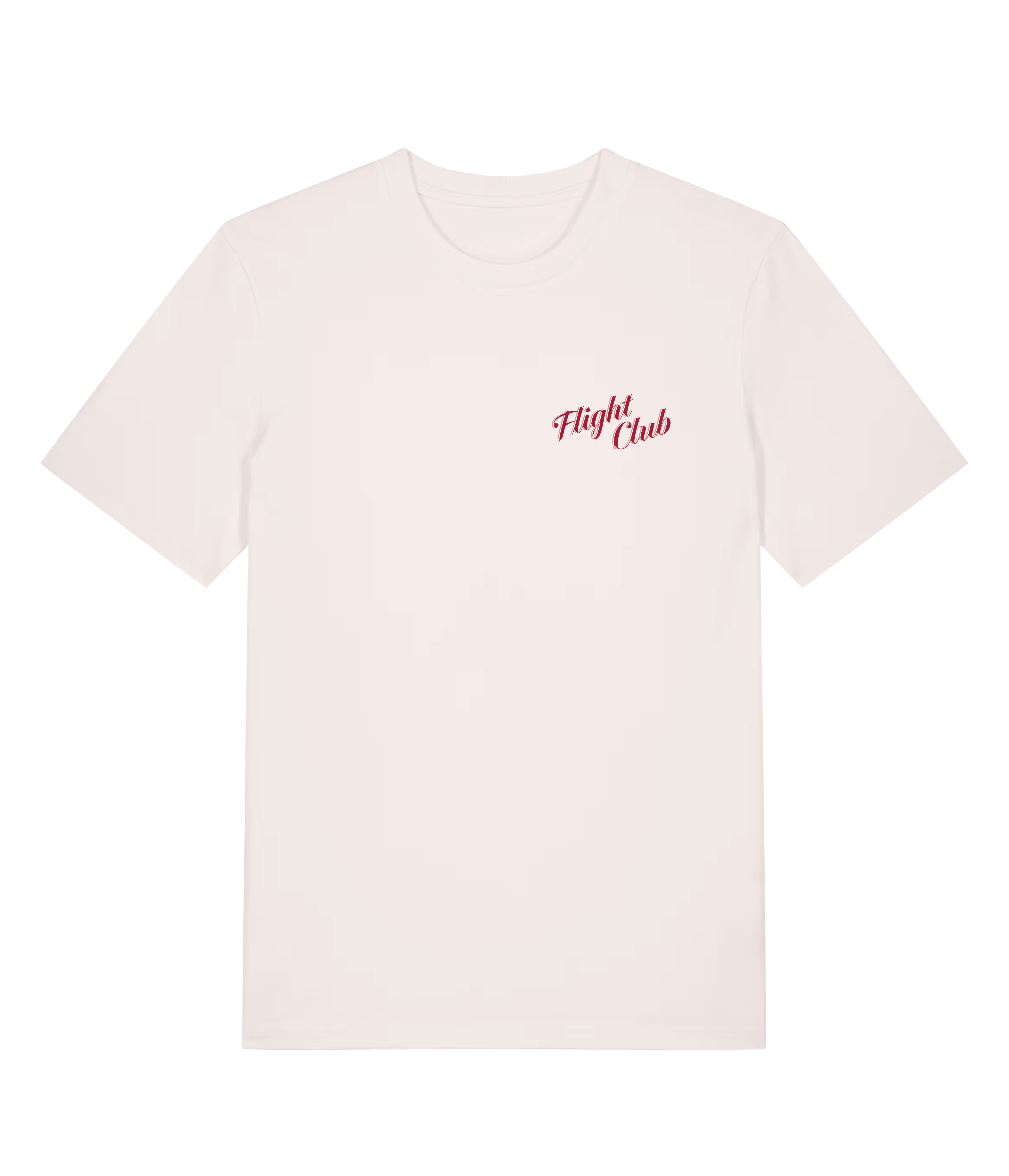 Vintage White Social Darts - Red Design Tee