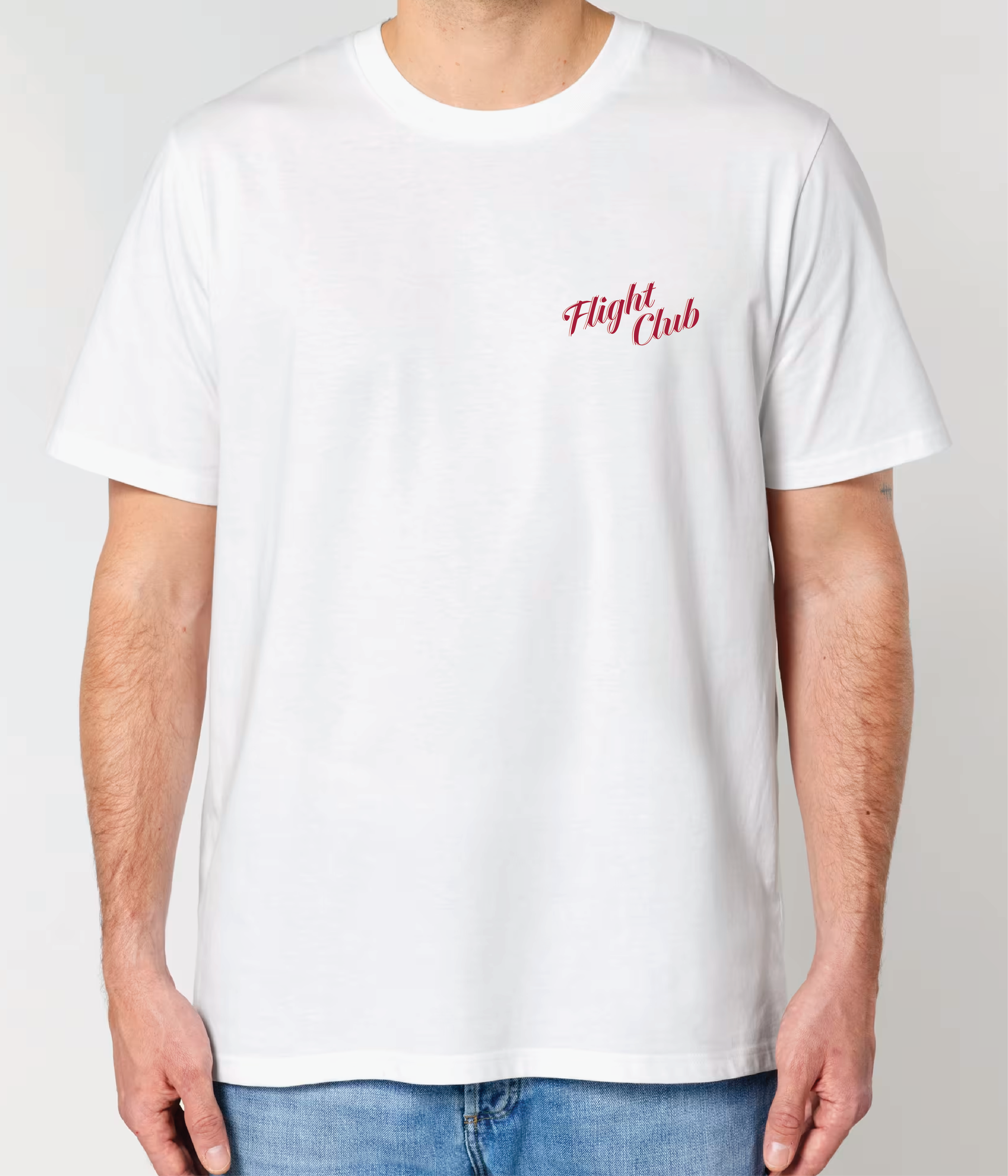White Social Darts - Red Design Tee