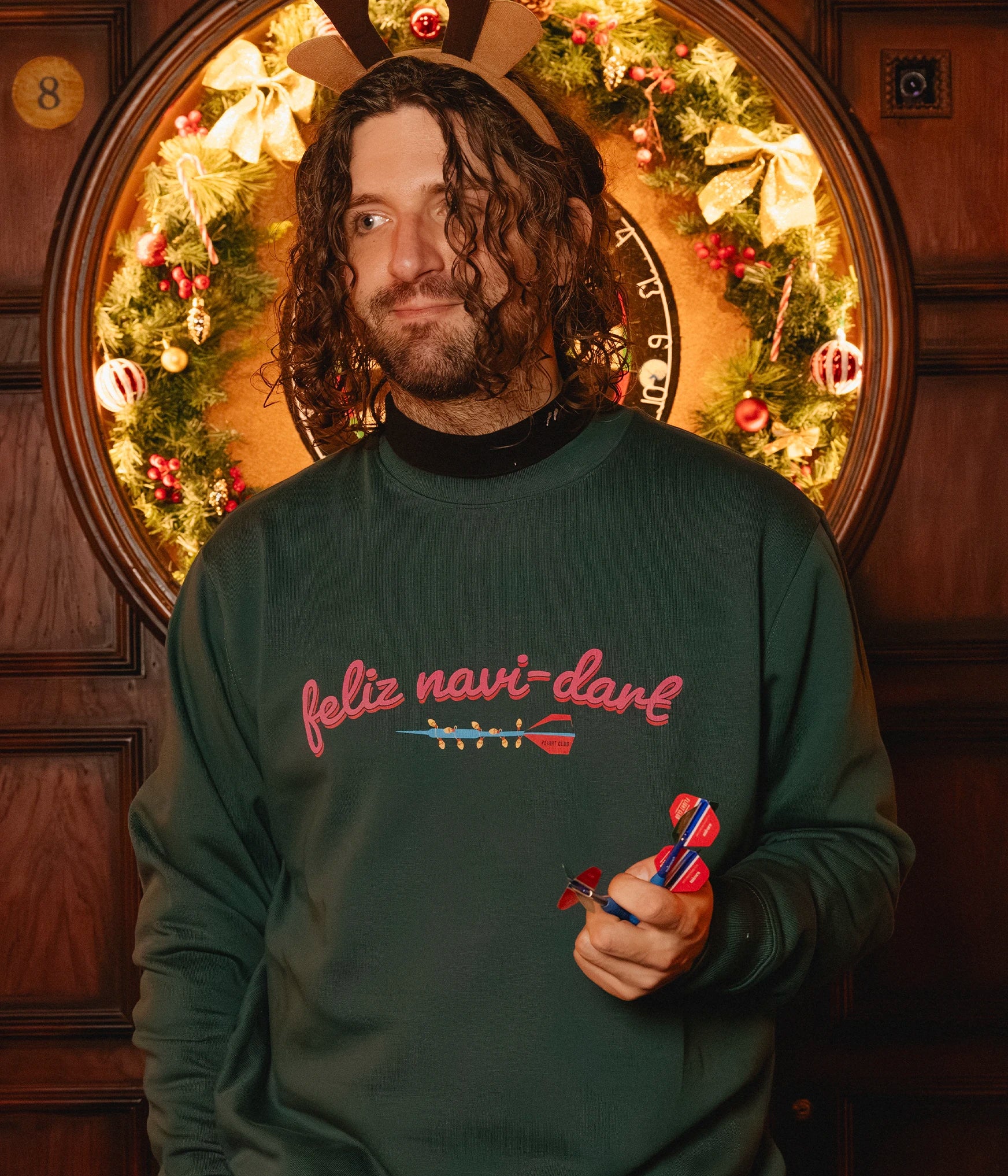 Feliz Navi-Dart Christmas Jumper