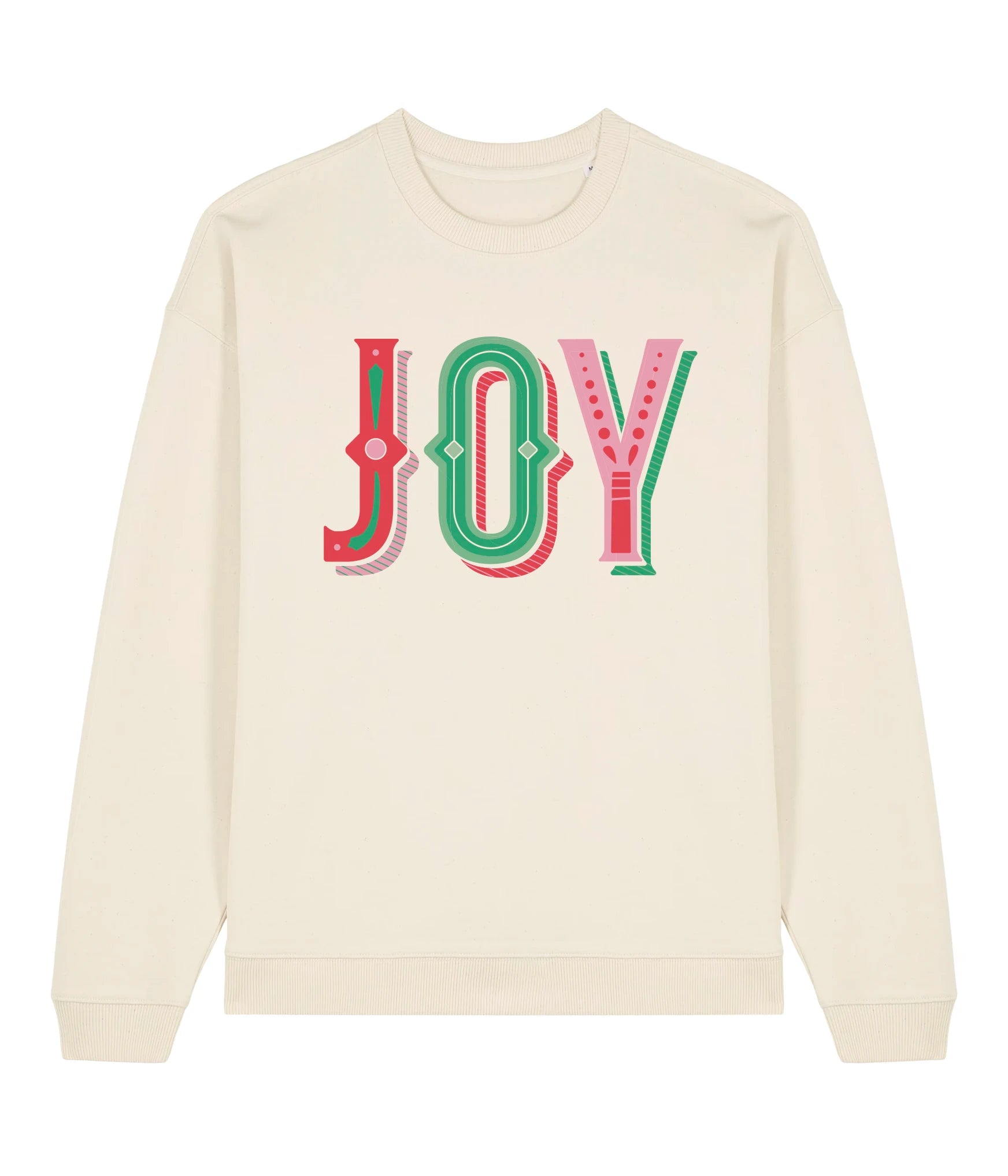 Joy Christmas Jumper Natural Raw