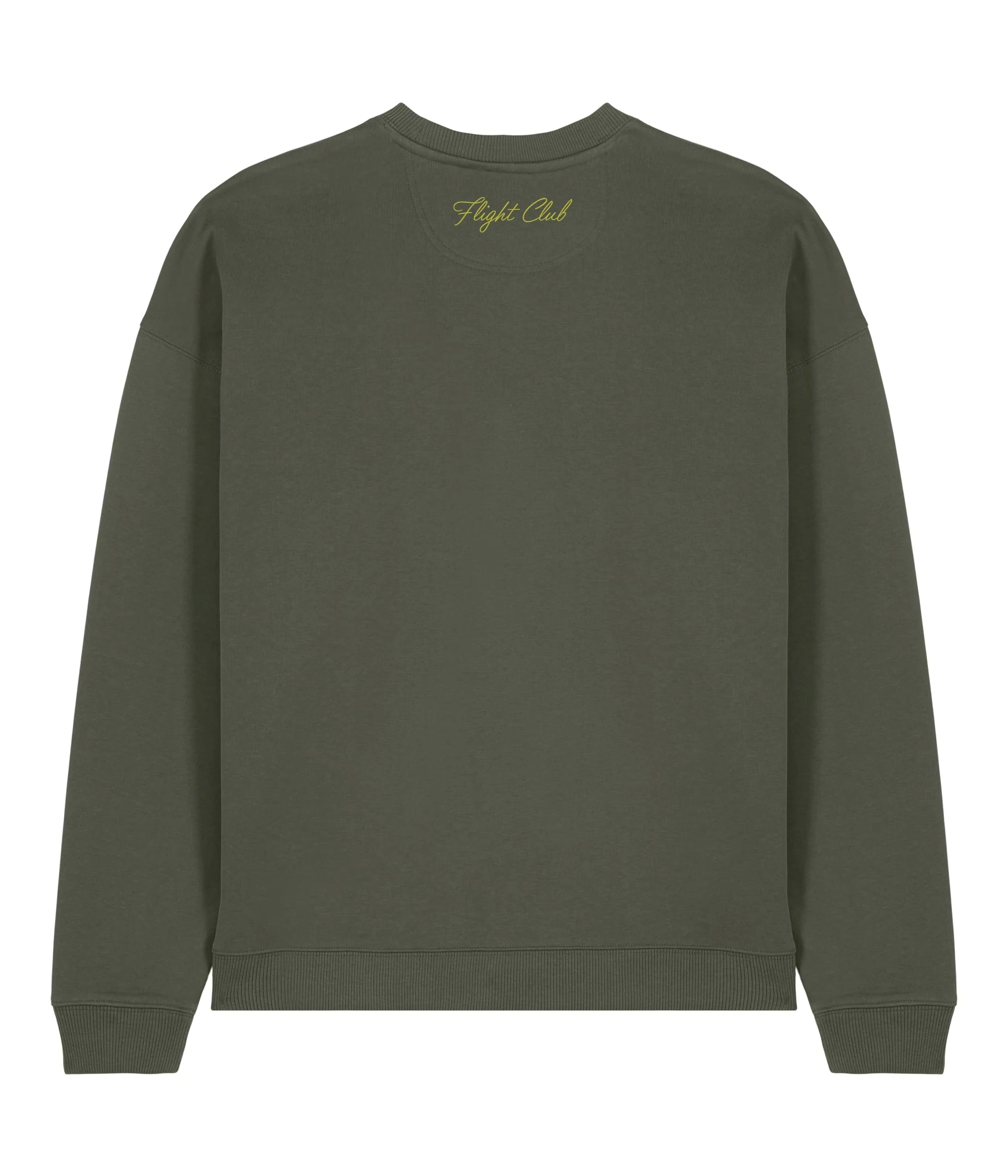 Merrier with a Margarita Illustration Christmas Jumper Khaki