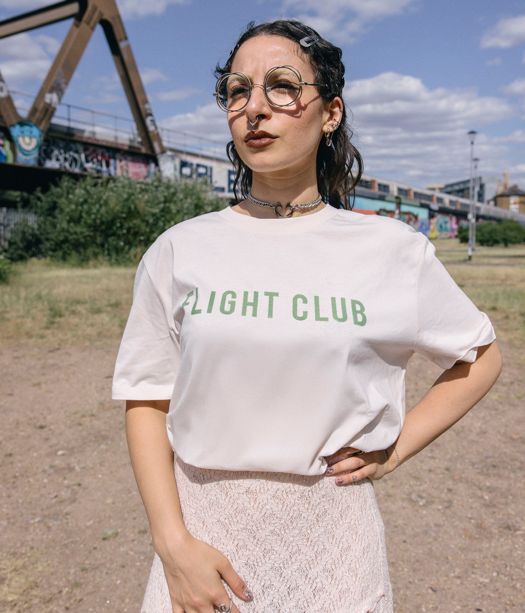 Vintage White Flight Club Classic